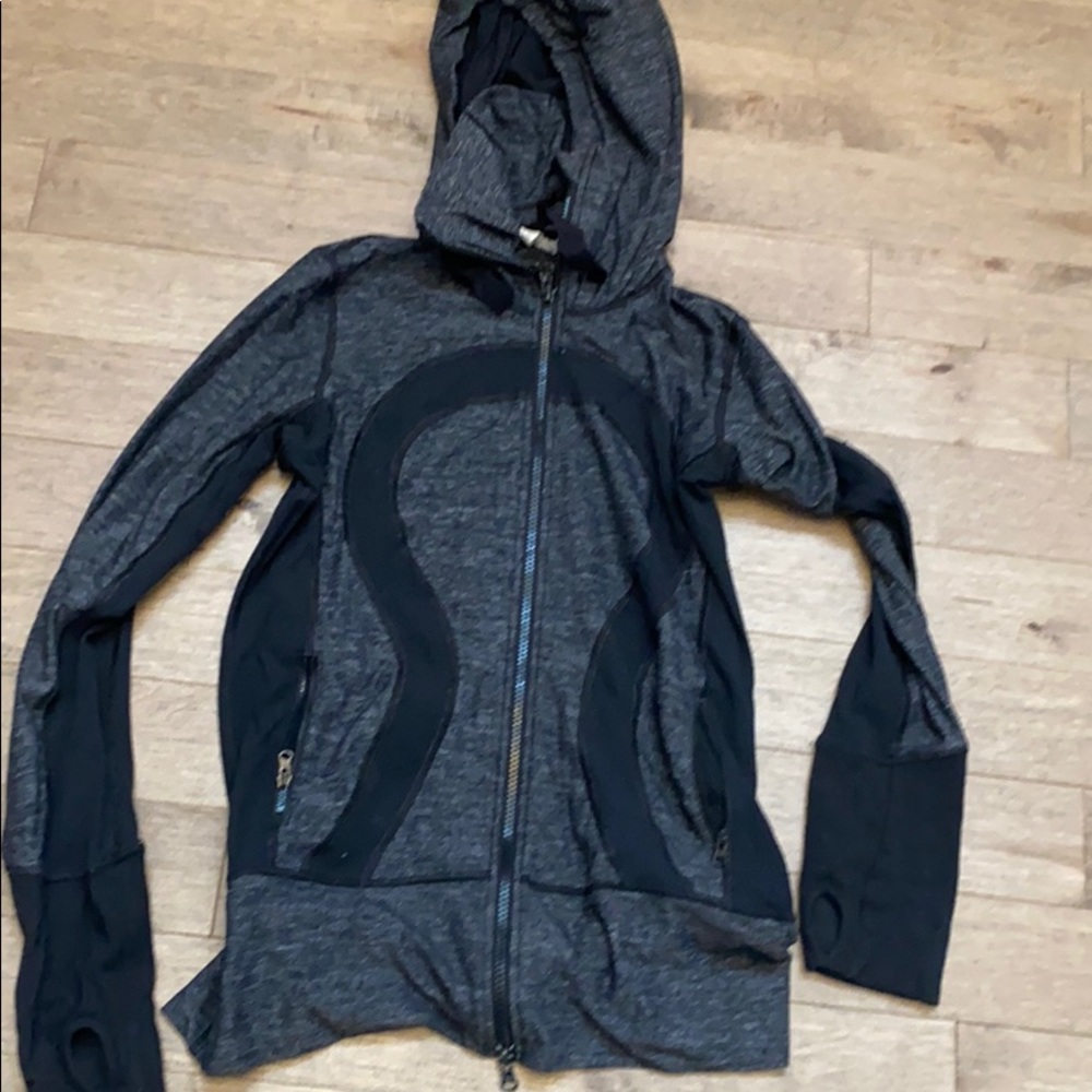 Lululemon stretchy zip-up hoodie